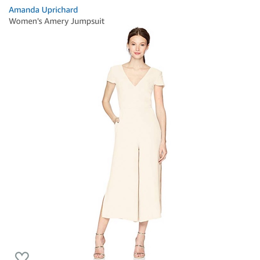 Amanda Uprichard “Amery”  Ivory Jumpsuit